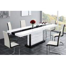 Luxusný rozkladací jedálenský stôl PIANOSA