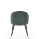 Jedálenská stolička MESTRE zelená