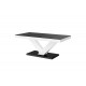 Luxusný konferenčný stolík VICTORIA mini čierna biela