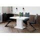 Luxusný rozkladací jedálenský stôl RIVIA 120 LESK