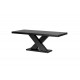 Luxusný jedálenský stôl Hubertus XENON čierna lesk
