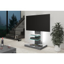 Luxusný TV stolík-stojan MARINO šeda vysoký lesk