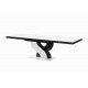 Luxusný rozkladací jedálenský stôl BELLA biela čierna