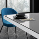 Luxusný rozkladací konferenčný stolík AVERSA LUX šeda/biela lesk