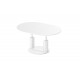 Luxusný rozkladací konferenčný stolík PRIMO LUX biela