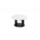 Luxusný rozkladací konferenčný stolík PRIMO LUX čierna biela