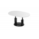 Luxusný rozkladací konferenčný stolík PRIMO LUX čierna biela