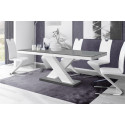 Luxusný rozkladací jedálenský stôl XENON 140-188cm šeda