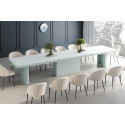 Luxusný rozkladací jedálenský stôl Amore Colore PORTOFINO mäta MAT
