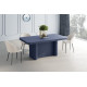 Moderný rozkladací jedálensky konferenčný stôl PORTOFINO modra MAT
