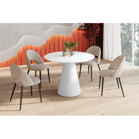 Okrúhly jedálenský stôl Amore Colore PINETO Pastel MAT viac farieb 100x75cm