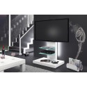 Luxusný TV stolík-stojan MARINO biela vysoký lesk